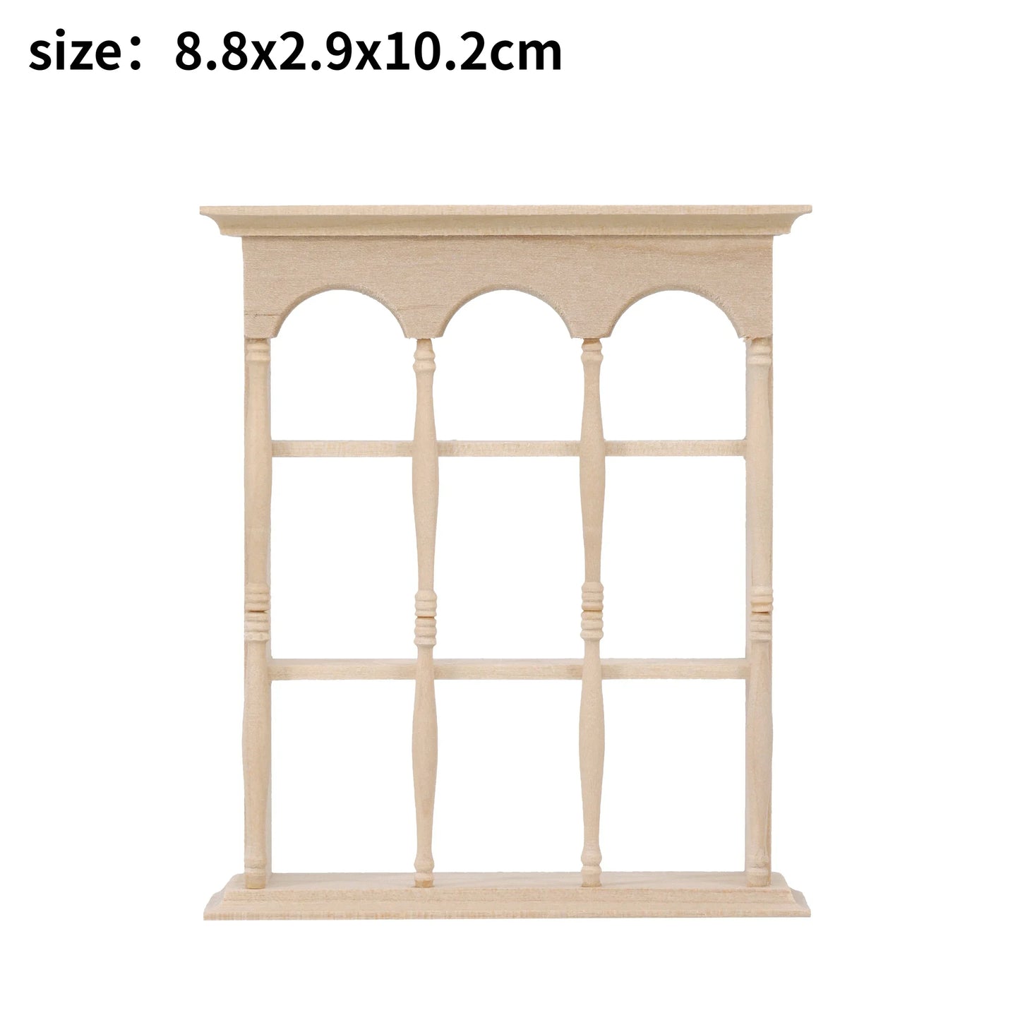 1/6 Scale BJD Dollhouse Wooden Shelf & Sink Cabinet — Miniature Kitchen Furniture Accessory for Dollhouse Bar Counter