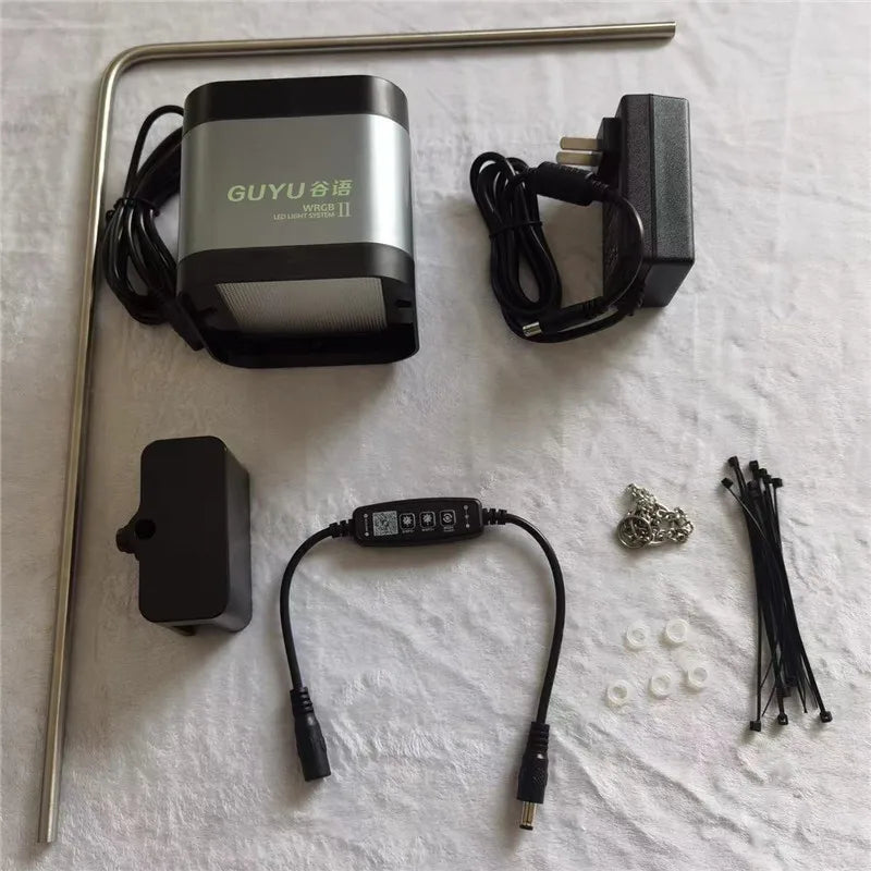 New Aquarium LED Water Grass Lamp - WRGB Full Spectrum 8500K, Explosive Algae Downlight for Fish Tanks, 25/35/65W