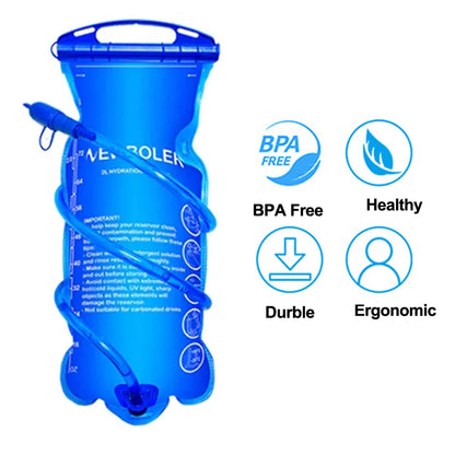 NEWBOLER Water Bladder Hydration Pack — BPA-Free 2L/3L Reservoir for Running, Hiking & Backpacking