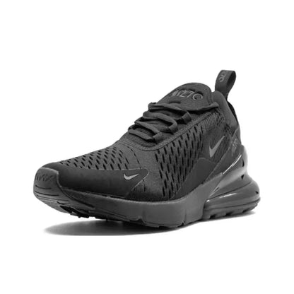 Nike Air Max 270 Running Shoes – Mesh, Shock Absorption, Non-Slip, Abrasion Resistant, Unisex Black & White Low Top