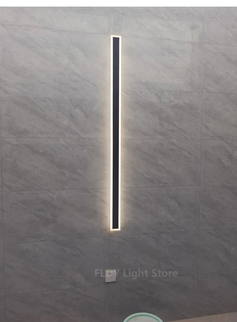 Outdoor Wall Lamp – IP65 Waterproof LED Long Corridor & Staircase Light, Balcony, Villa & Garden Entrance Lighting