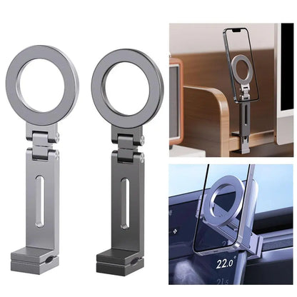 Universal Magnetic Phone Holder: 360° Rotatable, Travel Mobile Phone Holder Car Mount - Adjustable for iPhone and More ( Model: Y3Y9 )