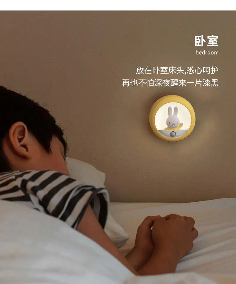 Miffy Rabbit LED Smart Sensor Night Light – Bedside & Bedroom Ambient Light