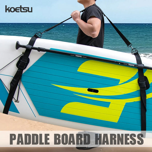 KOETSU Adjustable SUP Paddle Board Shoulder Strap — Comfortable Surfboard Carrying Belt