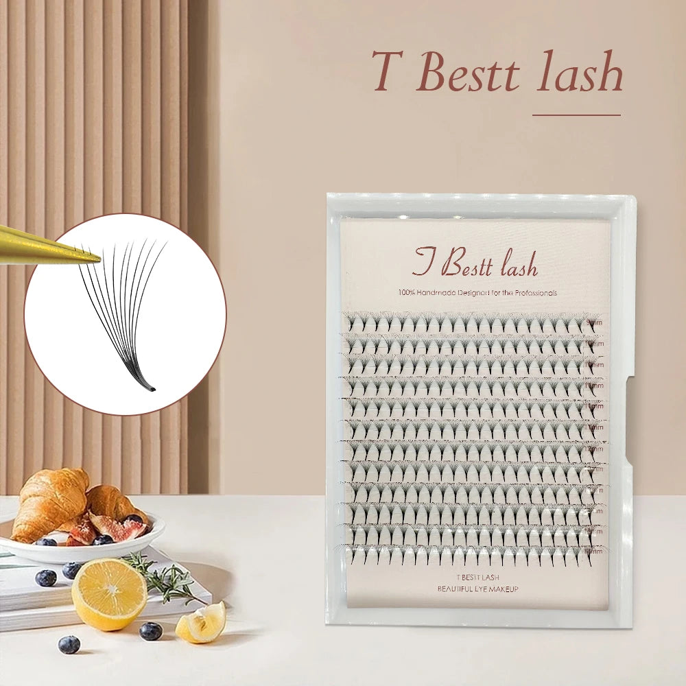 TBestt 5D/6D/8D/10D Premade Volume Lash Fans – Soft Silk Eyelash Extensions