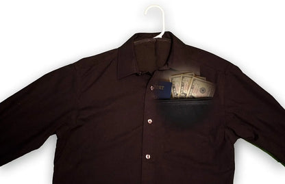 Hanger Diversion Safe – Hidden Pocket for Valuables, Conceals Under Clothes for Home & Travel