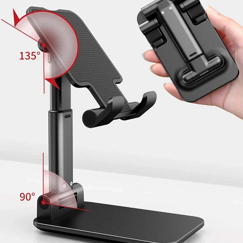 New Desk Mobile Phone Holder Stand – Adjustable for iPhone, iPad, Xiaomi, Universal Tablet & Cell Phone Stand