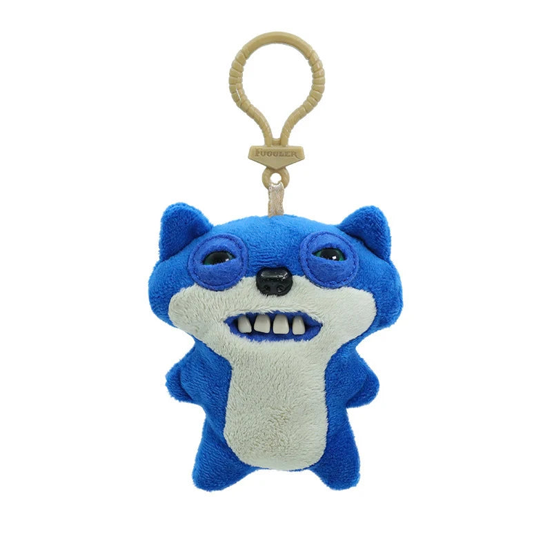 12cm Fuggler Ugly Monster Plush Keychain – Funny Kawaii Rabbit Stuffed Doll Pendant Gift for Kids