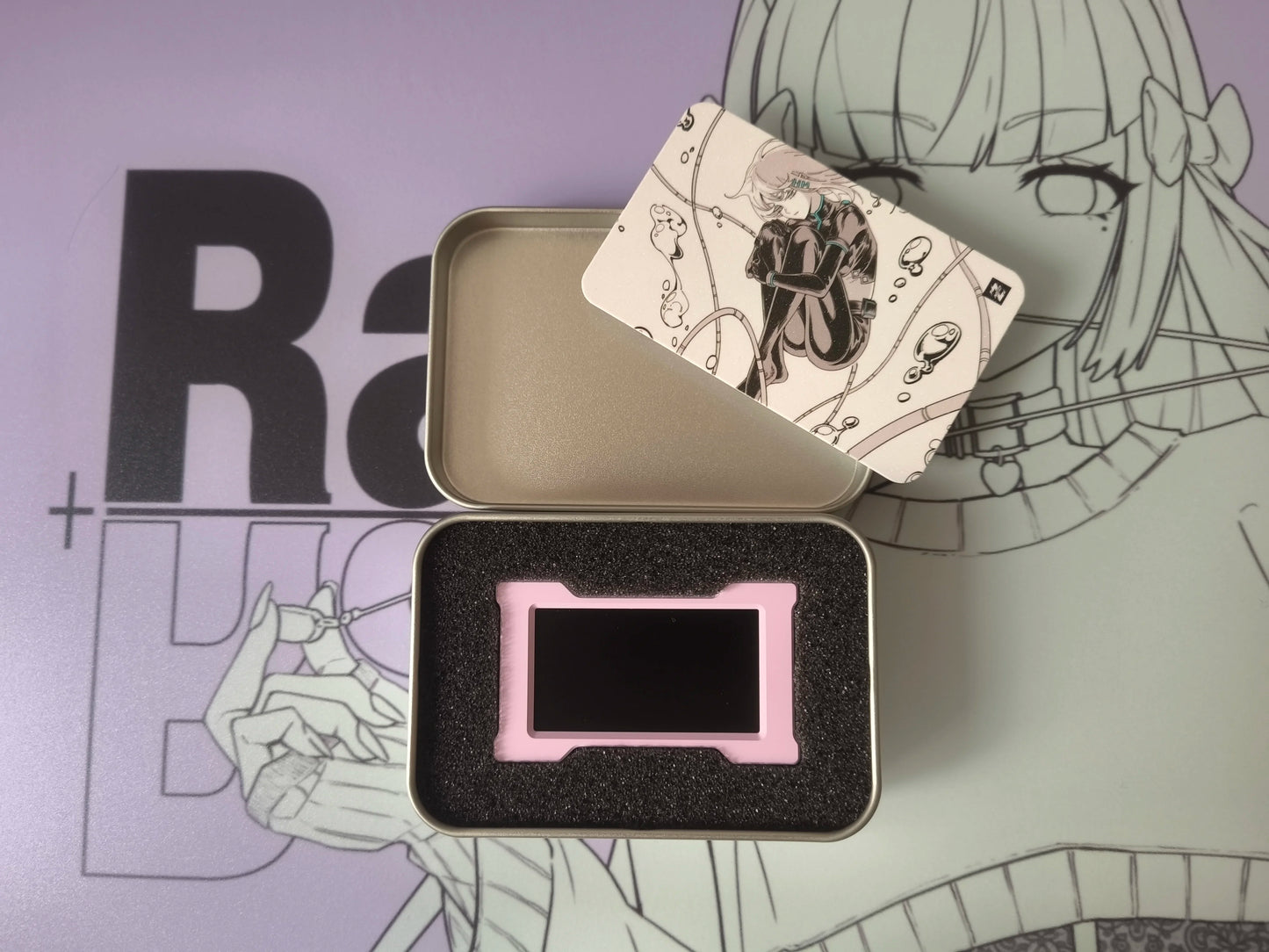 HMLAB ZNEO Gaming USB Hub – 2-to-3 Port with 8K Hz, Independent Power & Screen for Gaming Desk Setup