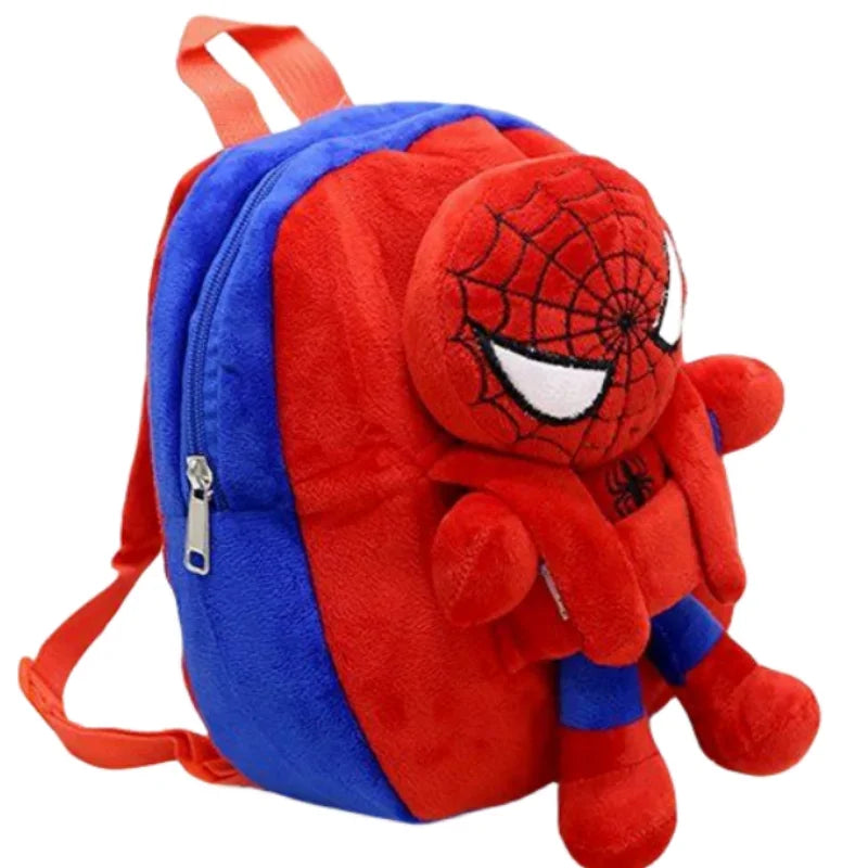 Marvel Series Plush Backpack - Cartoon Anime Fashion, Cute Kindergarten Bag for Children, Ideal Holiday Gift