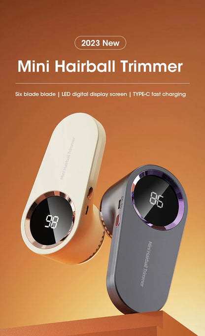 LED Digital Electric Lint Remover – USB Rechargeable Fabric Shaver for Clothes & Sweaters