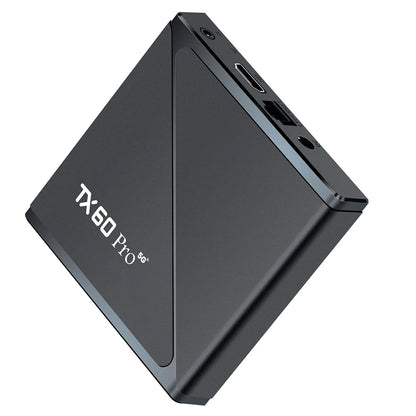 Android 16 Smart TV Box — Allwinner H313 Quad-Core, Dual WiFi 2.4G/5G, 14K Media Player with Voice Remote (16G/256G)