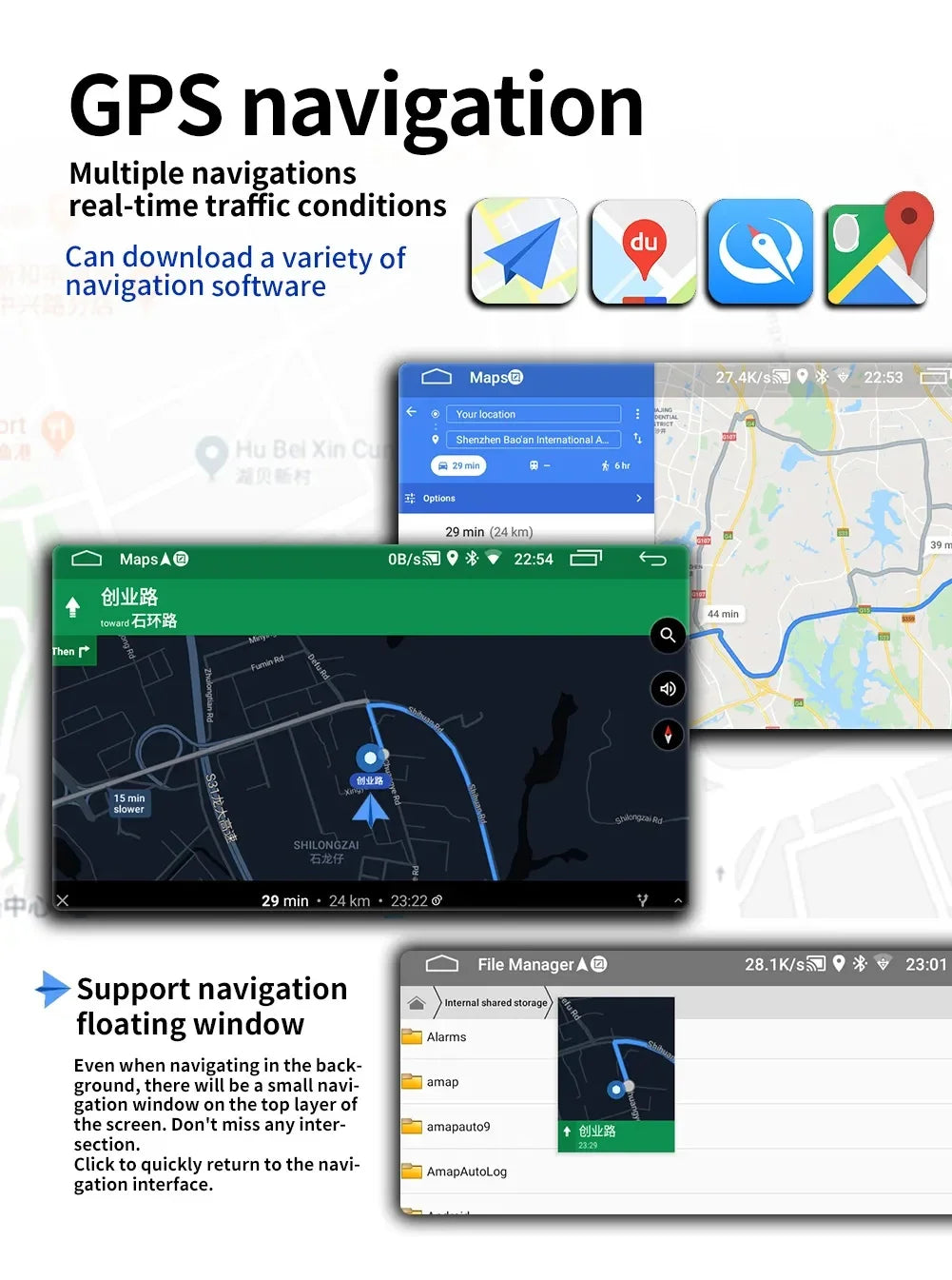 2DIN Android Car Radio for Volkswagen Golf 5/6, Polo, Passat B6/B7, CC, Skoda, Jetta - Multimedia, CarPlay, Wifi & GPS Navigation