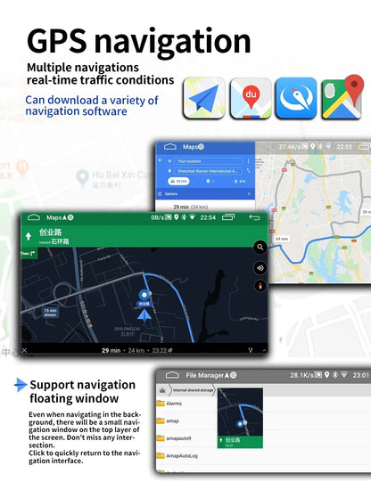 2DIN Android Car Radio for Volkswagen Golf 5/6, Polo, Passat B6/B7, CC, Skoda, Jetta - Multimedia, CarPlay, Wifi & GPS Navigation