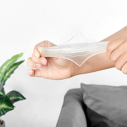Anti-Slip Transparent Silicone Furniture Pads — Adhesive PU Cushions for Table, Sofa, Bed Legs, and Noise Reduction