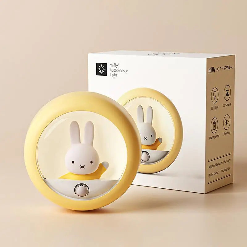 Miffy Rabbit LED Smart Sensor Night Light – Bedside & Bedroom Ambient Light