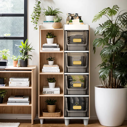 Narrow Toilet Storage Cabinet – 4/5 Tier Waterproof Corner Shelf & Crevice Side Rack