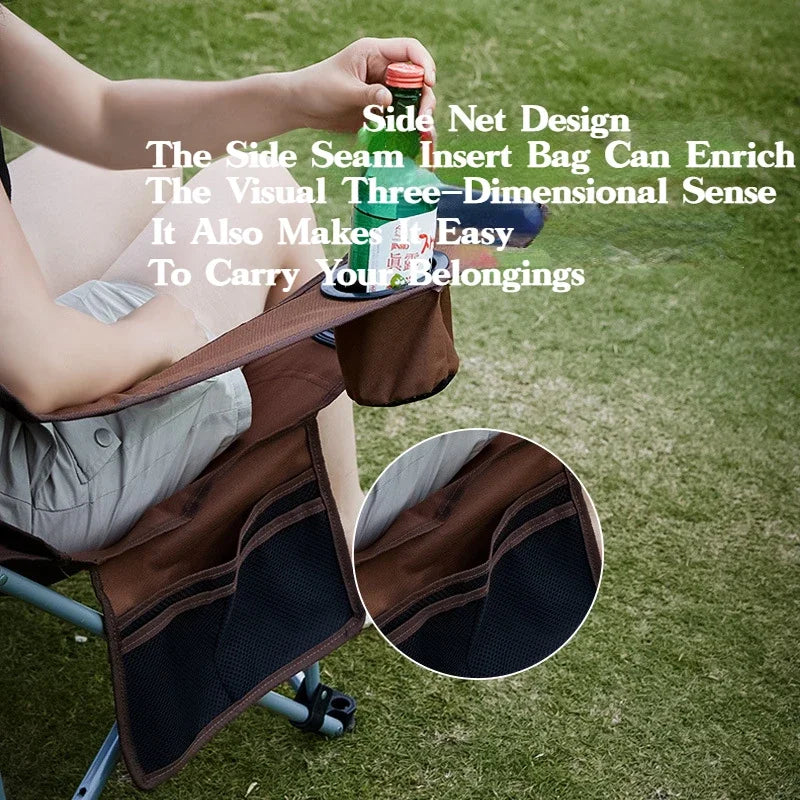 MOUNTAINHIKER 4-Speed Adjustable Folding Lounge Chair – Ultra-Light Portable Camping & Fishing Chair