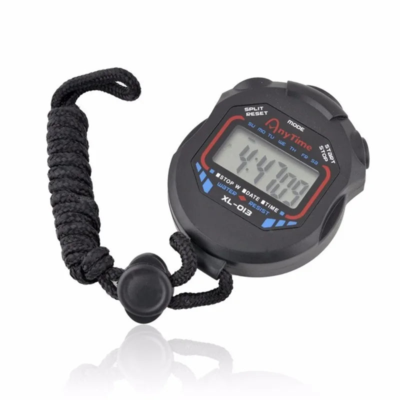 Waterproof Handheld Pocket Stopwatch – Professional Digital LCD Sport Timer for Timing Events