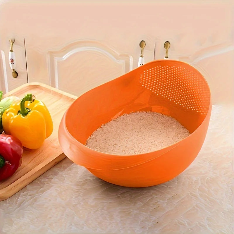 Multifunctional Drainage Basket – Plastic Rice Washing Sieve and Filte ...