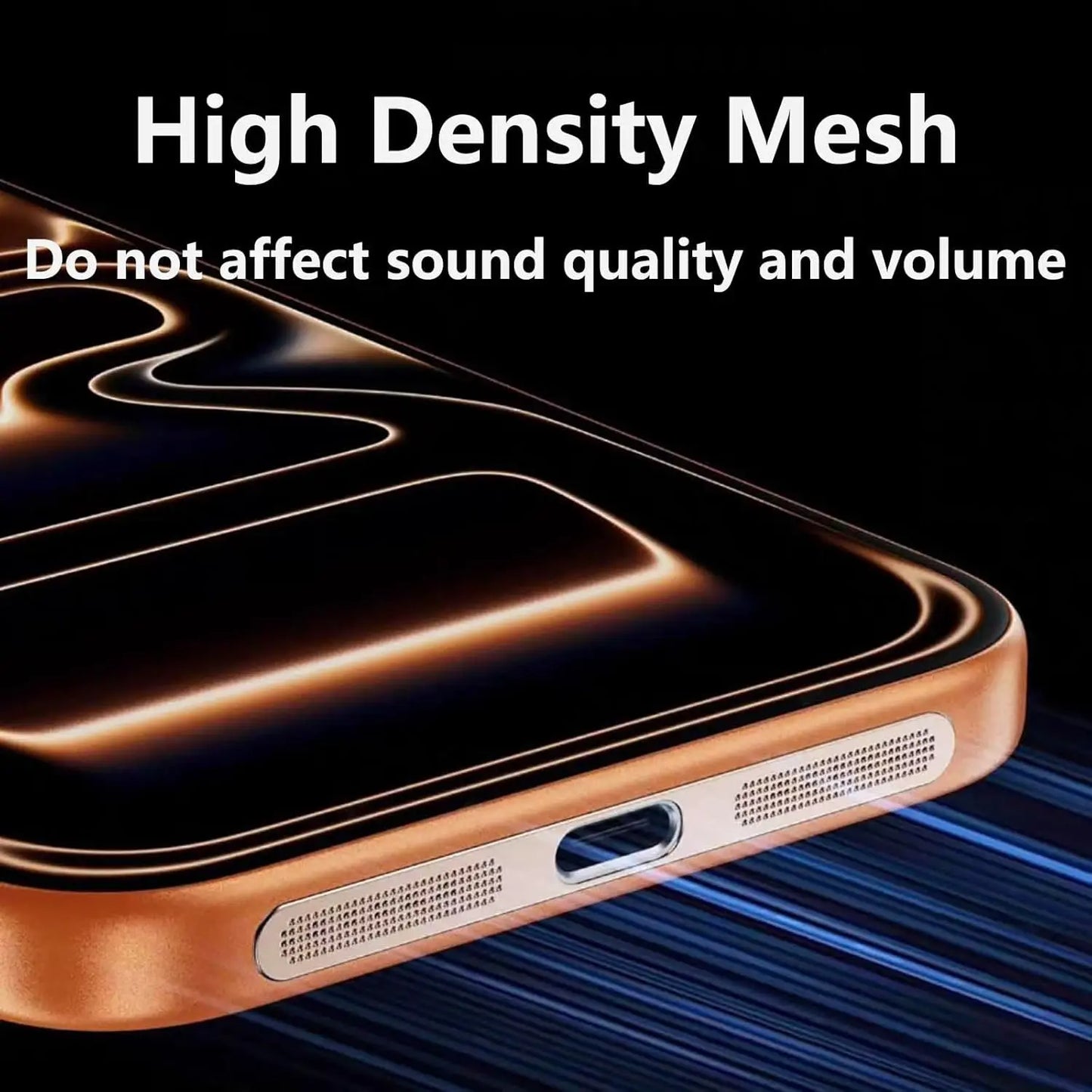 iPhone 17 Pro/Pro Max Metal Dustproof Mesh Sticker – Anti-Dust Earpiece Protector (1-10PCS)