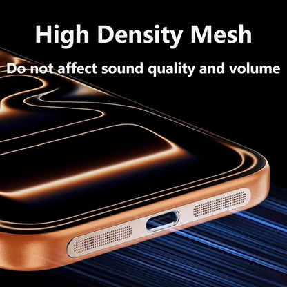 iPhone 17 Pro/Pro Max Metal Dustproof Mesh Sticker – Anti-Dust Earpiece Protector (1-10PCS)