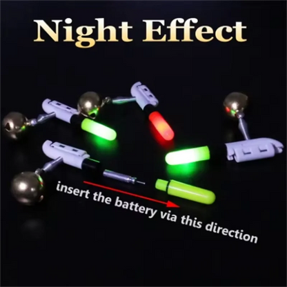 LED Fishing Rod Light Stick with Bell – USB Rechargeable CR425 3.6V Luminous Night Bite Alarm