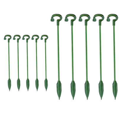 Plastic Plant Supports: Flower Stand & Reusable Protection Fixing Tool - Gardening Supplies for Vegetable Holder Bracket - 2/5/10pcs