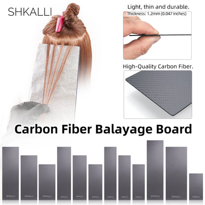 Professional Carbon Fiber Balayage Board – Hair Coloring & Dyeing Tool for Barbers and Hairdressers