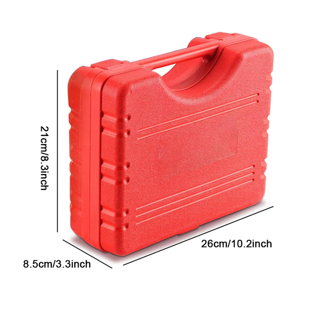 2 in 1 Brake Bleeder & Vacuum Pump Kit - Auto Brake Fluid Bleeding, Test, Purge, and Coolant Refill Tool with Gauge & Adapters