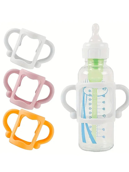 Universal Silicone Bottle Handle for Narrow Baby Bottles – BPA-Free Soft Grip, Fits Most Bottles