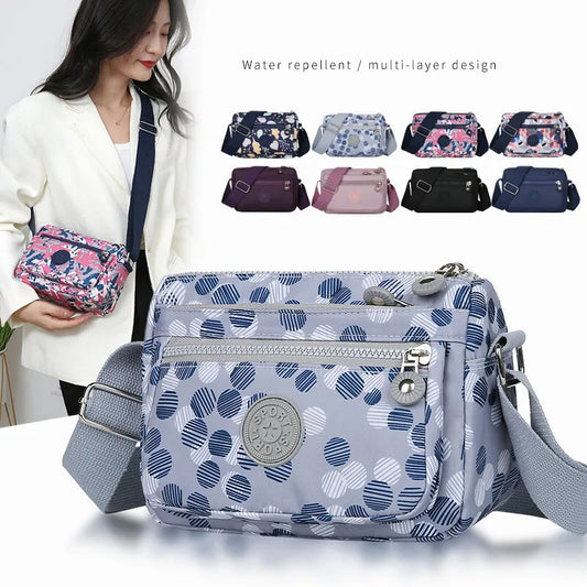 Korean Style Large Capacity Waterproof Women's Crossbody Bag - Shoulder Bag for Girls, Multifunctional Outdoor Travel Bag