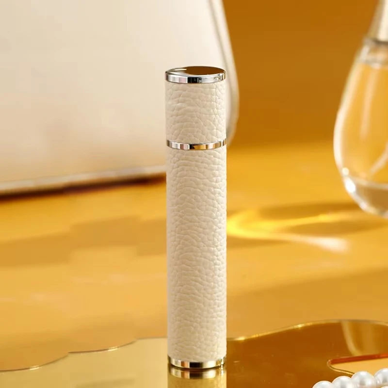 10ML Refillable Leather Perfume Bottle – Glass Atomizer with Ultra-Fine Mist for Travel