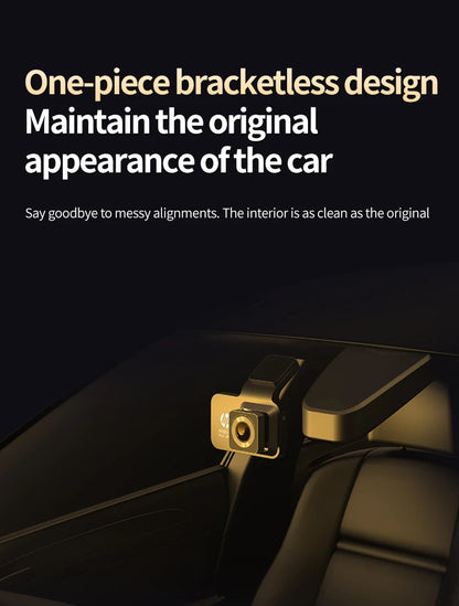 HP 4K HD Car Dash Cam – Night Vision, WiFi, Parking Monitoring, DVR Loop Video Recording