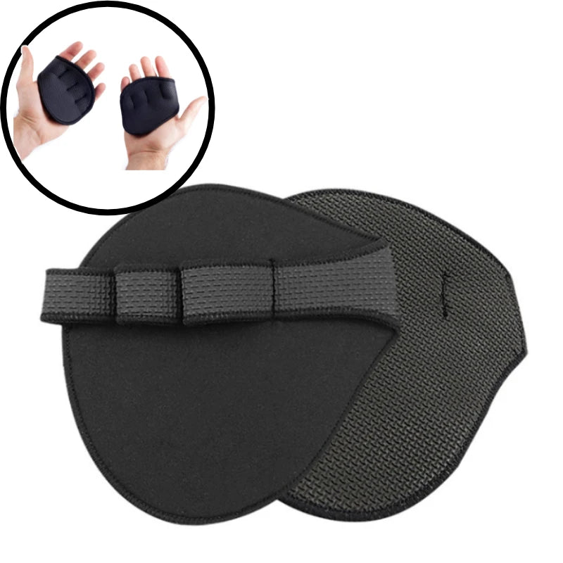 2PCS Neoprene Grip Pads – Weightlifting & Gym Workout Gloves for Powerlifting, Calisthenics, and Fitness Hand Protection