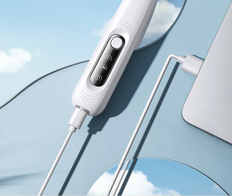 Type-C Dog Paw Trimmer - Waterproof Pet Hair Clippers with LED Light & Display, 18mm Wide Blade Grooming Tool