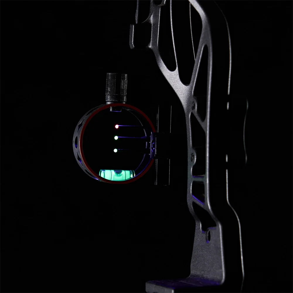 Toparchery 3-Pin/5-Pin Bow Sight – Fiber Optic Sight for Compound & Recurve Bows, Archery Hunting Accessories