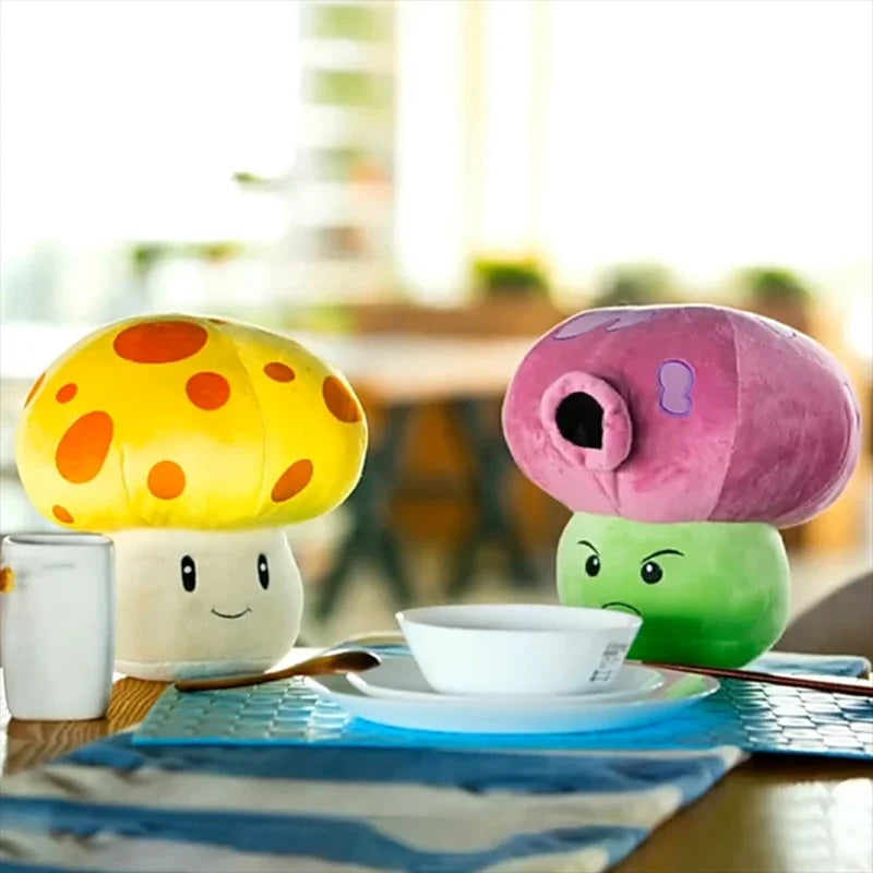 Plants vs Zombies Plush Toy Set – Sunflower, Peashooter & Kernel-pult Soft Figures Pillow for Kids Christmas Gift