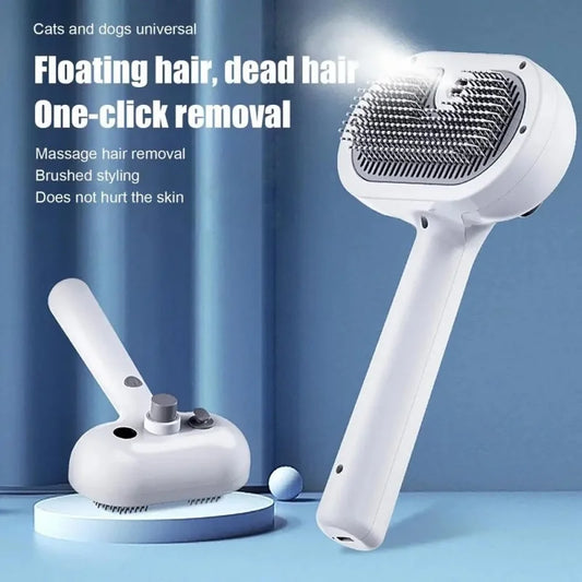 Pet Grooming Comb Spray - Remove Floating Hair, Prevent Static Electricity for Long-Haired Dogs and Cats, Styling Aid