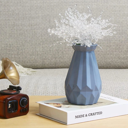 Artificial White Crystal Acrylic Water Droplet – Handmade Christmas & Wedding Bridal Bouquet, Wreath, Hairpin DIY Decor Accessory