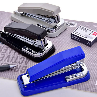 360 Degree Rotating Desktop Stapler Head | Staples Sharp Chisel for Office, School, and Home Stationery