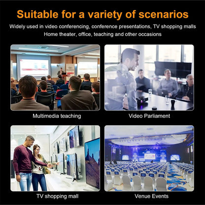 4K HDMI Splitter 1 in 4 Out – HD Video Switcher, HDMI-Compatible Cable Adapter Hub for PS4, Laptop, TV, Monitor, Projector