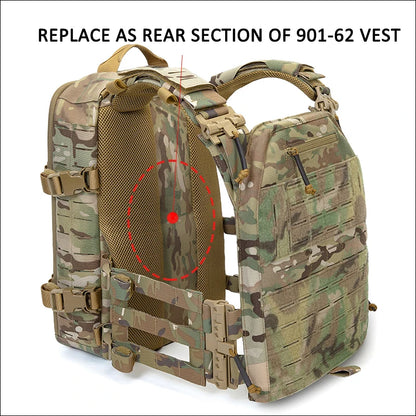 1000D Nylon Hunting Backpack – Lightweight Molle Plate Carrier Rucksack, Hiking & Sports Bag Compatible with Vest