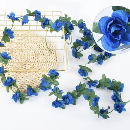 250CM Artificial Rose Flower Vine — Wedding, Home, Garden, Christmas & DIY Decoration Arch