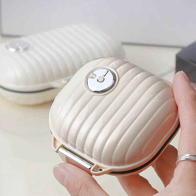 Travel-Friendly Mini Medicine Box - High-Quality, Multi-Grid Split Package for Seven Days of Pills and Tablets Storage