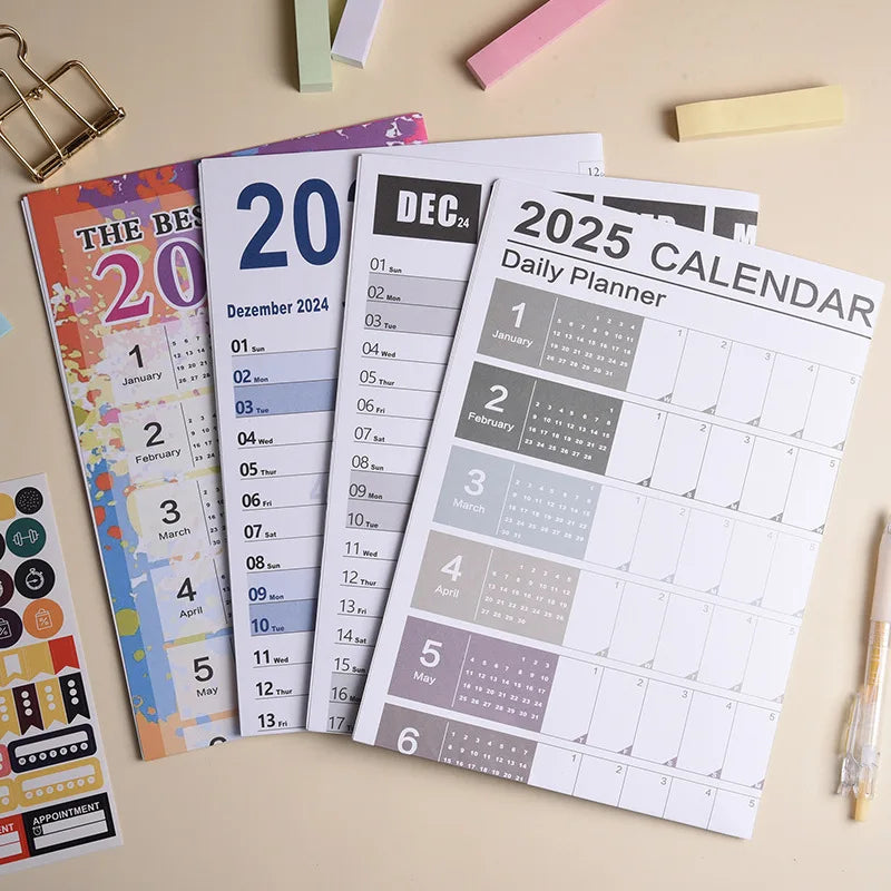 2024-2025 Kawaii Wall Calendar Planner – Large Schedule Organizer, To-Do List, Target Tracker, Office Supplies