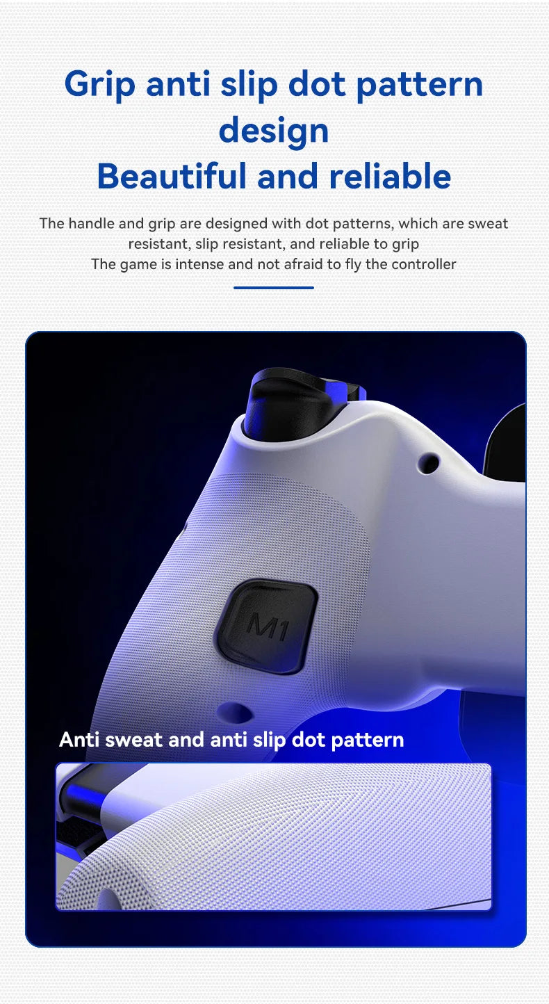 BSP-D9 Wireless Bluetooth Mobile Game Controller – Stretch Design for PC, Tablet, Switch, PS3/PS4, Dual Hall Somatosensory Controller