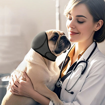 Dog Noise Reduction Ear Muffs — Waterproof Sound-Insulating Headgear for Swimming & Emotional Soothing