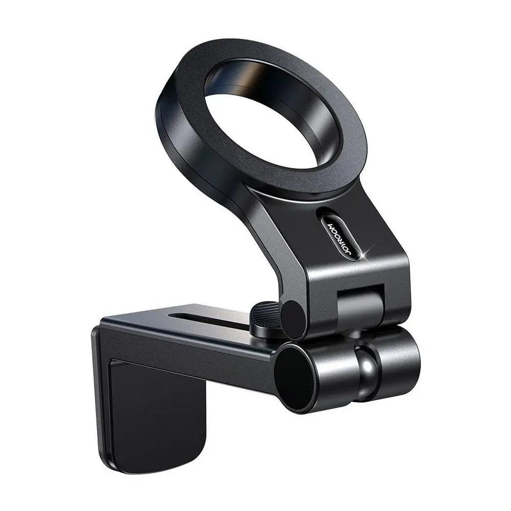 Portable Magnetic Desktop Phone Holder: Foldable, 360° Rotation Travel Airplane Desk Mount Stand for iPhone - Convenient Phone Accessory