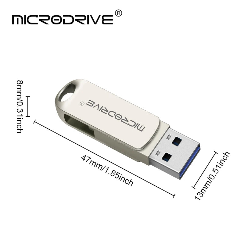 iPhone/iPad OTG Flash Drive – 32GB, 64GB, 128GB, 256GB Memory Stick, USB 3.0 Pen Drive, Mobile Micro USB